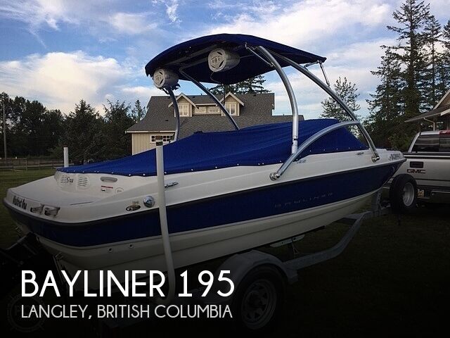 BLUE BOAT COVER FITS BAYLINER 195 DISCOVERY I//O 07 08 09 10 11
