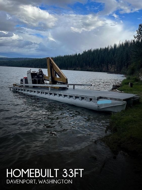 Custom Built Pontoon Barge Boat For Sale Waa2
