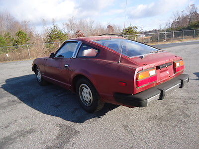 Datsun : Z-Series 2 seater 1979 datsun 280 zx hardtop coupe 5 speed low miles project car