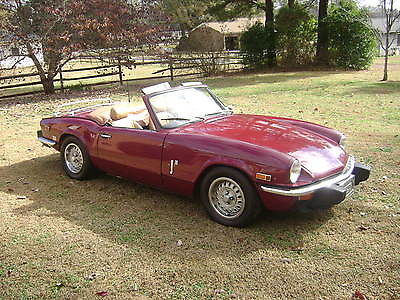 Triumph : Spitfire Conv Huge $$ Spent - Must See And Read Auction - Selling This Week