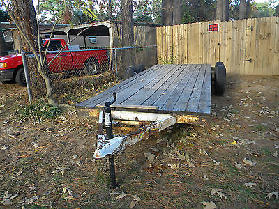 16 FOOT FLAT BED TRAILER