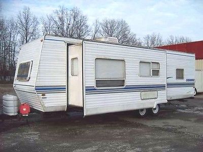 Forest River Cherokee SLIDE OUT camper trailer home 29 30 foot pull behind used