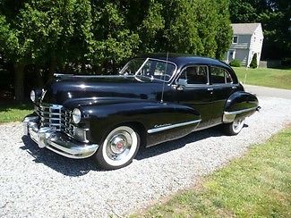 Cadillac : Other 4 Door Sedan 1947 cadillac series 62 4 door sedan v 8 hydramatic 4 speed 33 165 restore miles