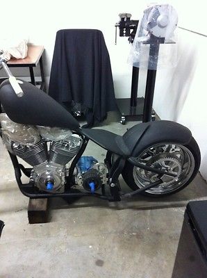 Custom Built Motorcycles : Chopper Special construction chopper rolling chassis.