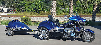 Boss Hoss : BHC-9 ZZ4 Coupe Trike 2006 boss hoss coupe trike w matching trailer loaded and low miles