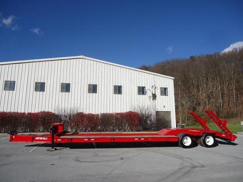 1987 CENTREVILLE PINTLE HITCH HOOK AIR BRAKES TAG ALONG EQUIPMENT TRAILER