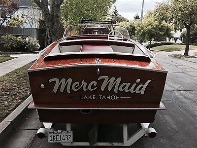 1959 Mercury Custom Runabout Boat