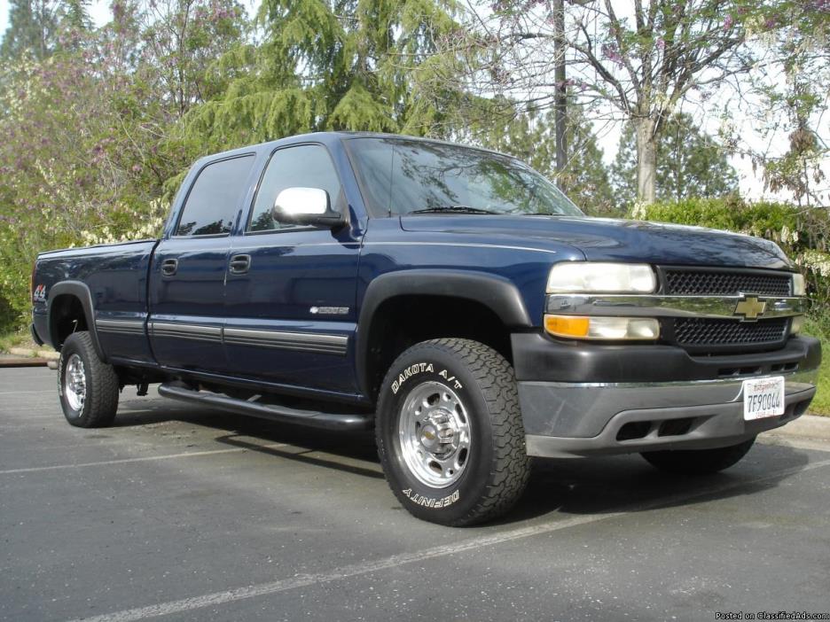 Cars for sale in Grass Valley, California 2001 Chevy Silverado 2500hd 8.1 Towing Capacity