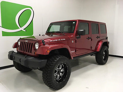 2013 Jeep Wrangler Rubicon Deep Cherry Red Crystal Pearl Jeep Wrangler Unlimited with 53,438 Miles availabl