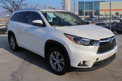2014 Toyota Highlander XLE 2014 Toyota Highlander XLE Damaged Salvage Only 41K Miles Economical Must See!!
