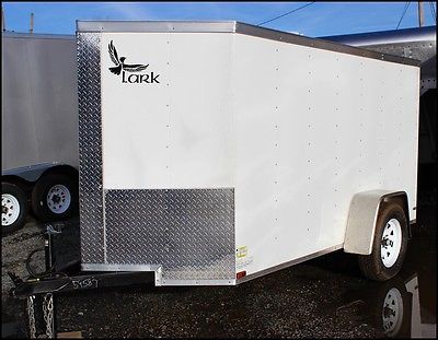 2017 Lark United 5x10 Enclosed Cargo trailer V-Nose Ramp