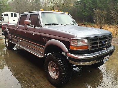 ford 1997 xlt washington cars trim cab wood oil crew diesel hauler