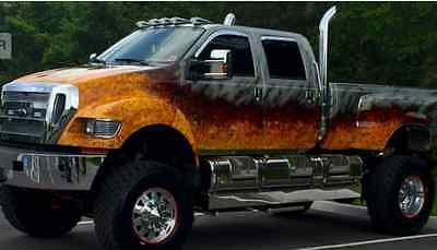 Ford : Other Pickups F650 2008 ford f 650 4 x 4 super truck extreme w hydraulic removable bed custom paint