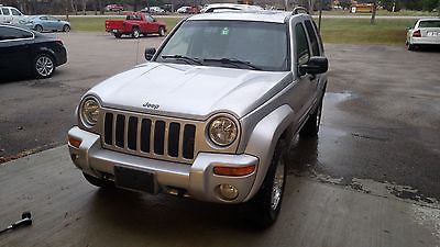 Jeep : Liberty Limited Edition 2002 jeep liberty v 6 4 wd 4 x 4 silver leather loaded only 100 k 1 owner clean