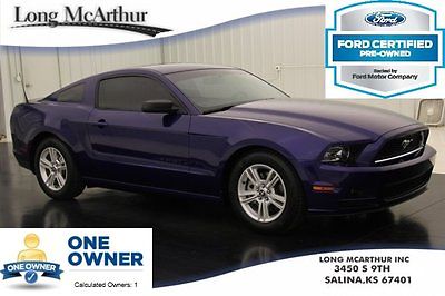 Ford : Mustang V6 Certified 1 Owner RWD 2K Miles Keyless Entry 2014 3.7 l v 6 automatic rwd coupe alloy wheels hid headlights bluetooth sync