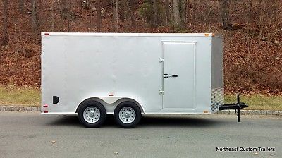 2016 New 7x14 Enclosed Cargo, Land Care, Motorcycle Trailer