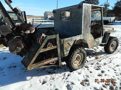 1950 Jeep CJ  1950  willys jeep  cj3a  trencher jeep  a trench runs and drives dry western