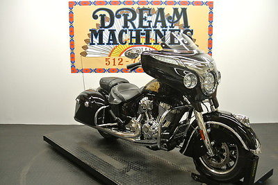 Indian Touring  2015 Indian Chieftain Thunder Black *We Ship & Finance*