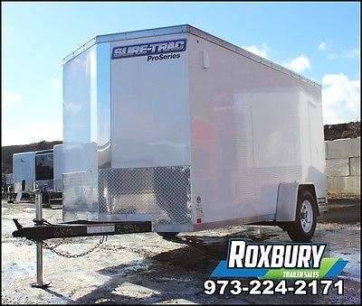2017 Sure-Trac 6x12 Pro Series Wedge front enclosed cargo trailer Single Axle
