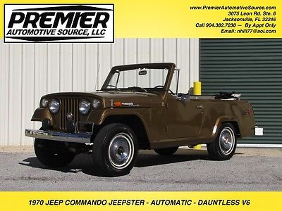 1970 Jeep Commando KAISER JEEPSTER COMMANDO LOW MILES AUTOMATIC VERY CLEAN ORIGINAL  SOLID SURVIVOR CONDITION MUST SEE JEEP