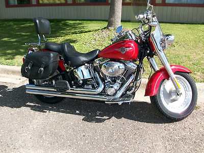 2002 Harley-Davidson Softail  2002 HARLEY FATBOY(RARE COLOR) FUEL INJECTION/STAGE 1/VANCE&HINES/EXTRAS