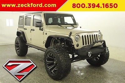 2016 Jeep Wrangler Unlimited Sport 3.6L V6 Automatic 4WD Lifted Tow Pack Alpine Sound Aluminum Wheels Cruise Off