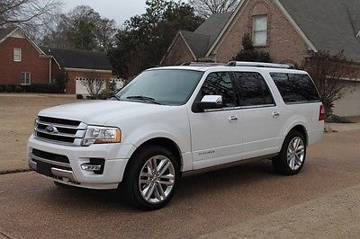 2016 Ford Expedition EL Platinum 4WD One Owner Perfect Carfax EL Platinum 4WD 22's MSRP New $71220