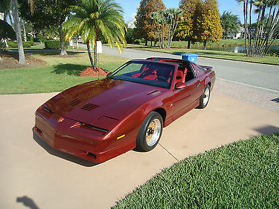 1987 Pontiac Trans Am red 1987 TRANS AM GTA - GORGEOUS - 55,494 ACTUAL MILES - THIS IS ONE BEAUTIFUL CAR