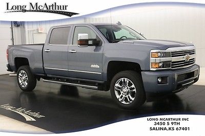 2016 Chevrolet Silverado 2500 HIGH COUNTRY 4WD CREW CAB TURBODIESEL NAVIGATION 4 x 4 4 door nav leather rear view camera reverse and front sensing remote start