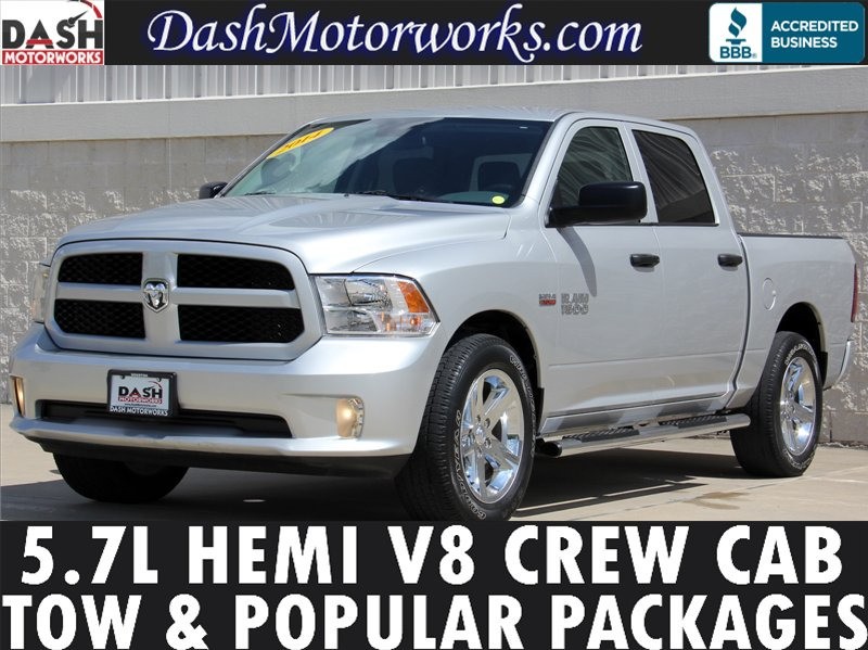 2014 Ram 1500 Express Crew Cab HEMI V8 Auto 20 Wheels Side Steps