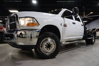 2011 Ram Ram Chassis 3500 ST 4x2 4dr Crew Cab 172.4 in. WB Chassis 11 Ram Chassis 3500 ST 6.7L Cummins 6SP AT Flat bed 1owner DPF Deleted Carfax TX