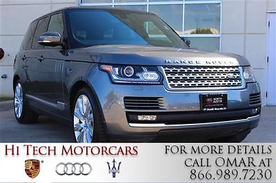 2015 Land Rover Range Rover Supercharged Sport Utility 4-Door 2015 Land Rover Range Rover Supercharged V-8 5.0L 4WD