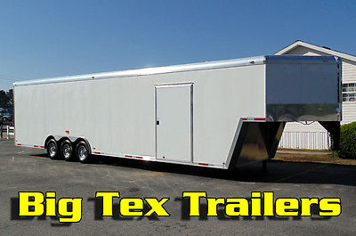 2017 8.5x40 Forest River Enclosed Gooseneck Trailer with Triple 6K Axles