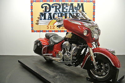 Indian Touring  2015 Chieftain Indian Red/Thunder Black *We Ship & Finance*