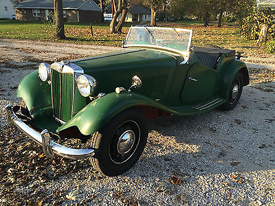 1952 MG T-Series Base Honest Driver : 1952 MGTD with Top and Tonneau Cover