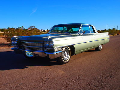 1963 Cadillac DeVille Coupe 2 Door Beautiful Classic Cadillac. Factory Air. Power Seats. Nevada Collector Car.