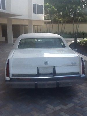 1994 Cadillac Brougham Leather Interior 1994 cadillac fleetwood brougham 5.7 V8 White