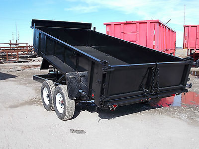 2017 Rhino14 ft, 14,000 lb dump trailer