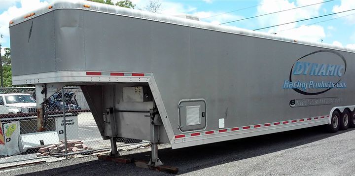 2003 Featherlite Trailer Aluminum 48 ft Enclosed race car hauler trailer