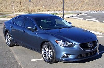 2015 Mazda Mazda6 i GRAND TOURING 19K NIADA CPO CERTIFIED WARRANTY A-NAVIGATION-LEATHER-BACK-UP-CAM-PADDLE-SHIFT-AUTO-GLASS-ROOF-BLUETOOTH-A-BEAUTY