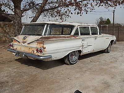 1960 Chevrolet Impala Brookwood 1960 CHEVY BROOKWOOD STATION WAGON 283 W/FACTORY INDASH A/C NEW MEX BARN FIND