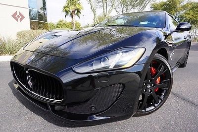 Maserati : Gran Turismo GRAN TURISMO S SPORT COUPE - ONLY 4k MILES! 13 black granturismo sport clean carfax low miles like 2010 2011 2012 2014 2015