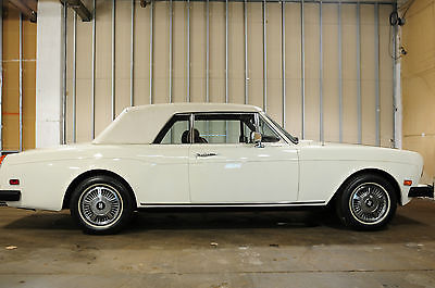 Rolls-Royce : Corniche wood, leather 1982 rolls royce corniche white