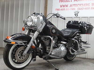 Harley-Davidson : Touring 1985 harley davidson tour glide classic fltc salvage cheap buy it now