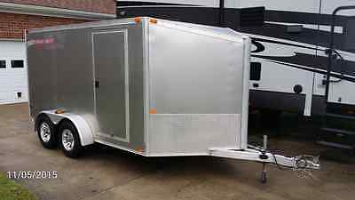 2008 Rance Rough Rider ALUMINUM 7x12 V Nose Enclosed Cargo Utility trailer
