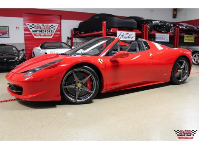 Ferrari : 458 Spider F1 13 ferrari 458 spider msrp 324 962 carbon fiber like new financing available