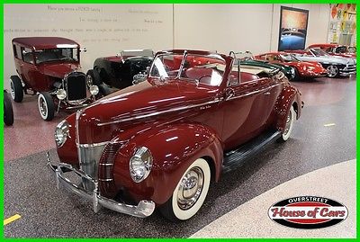 1940 Ford Other 1940 EARLY FORD, HENRY FORD STEEL, 1940 FORD DELUXE CONVERTIBLE
