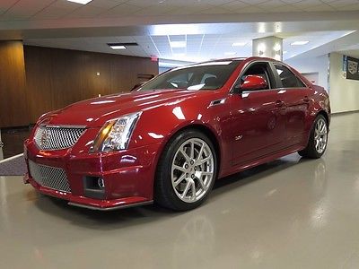 2014 Cadillac CTS V 2014 CADILLAC CTS V Red Obsession Tintcoat 4DR Supercharged 16V V8 Automatic