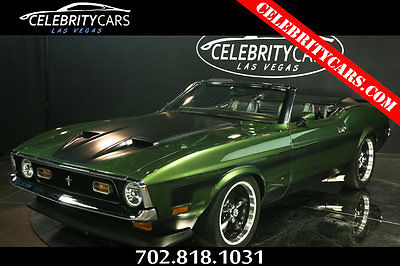 1972 Ford Mustang Restomod  Mach 1 1972 Ford Mustang Restomod V8 302 Mach 1 Convertible Las Vegas ONE of a kind!