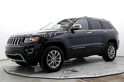 2015 Jeep Grand Cherokee Limited Sport Utility 4-Door Limited 4X4 V6 Nav R Camera Lthr Htd Seats Pwr Moonroof 14K Must See Save